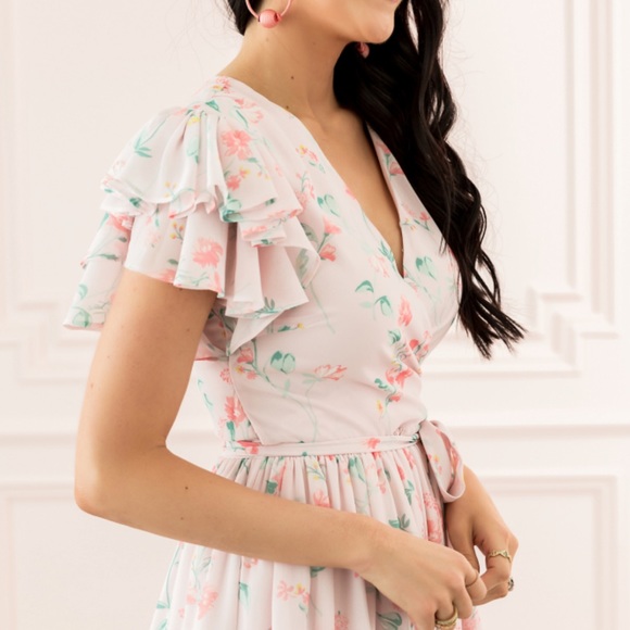 Rachel Parcell Tiered Ruffle Sleeve Dress - Picture 3 of 4